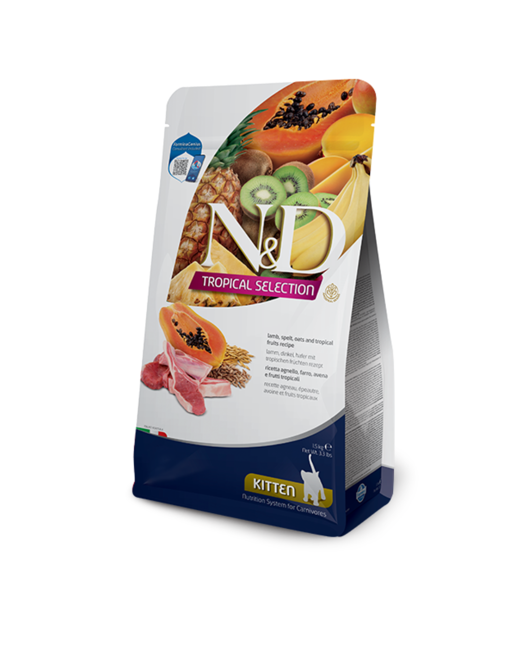 Farmina - N&D - Tropical Cat Kitten - Agnello 1,5kg