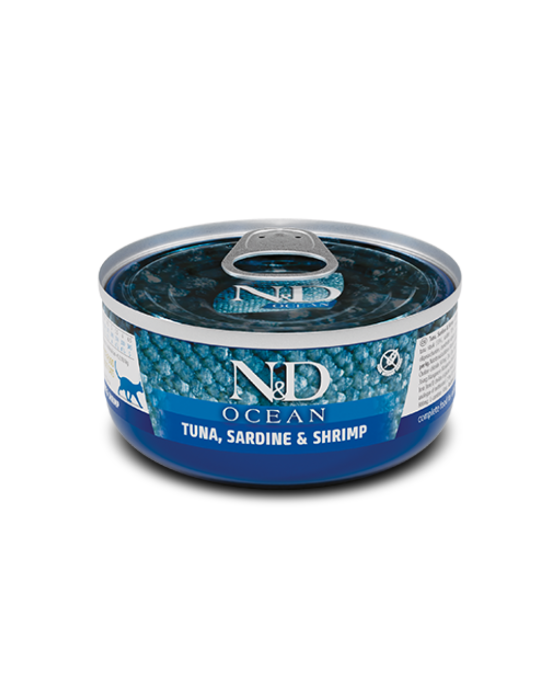 Farmina - N&D - Wet Cat Ocean - Tonno, Sardina e Gamberetto 70gr