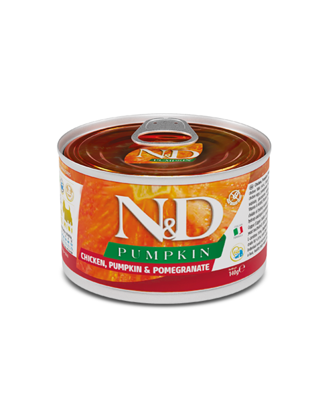 Farmina - N&D - Wet Dog Pumpkin - Pollo, Zucca e Melograno 140gr