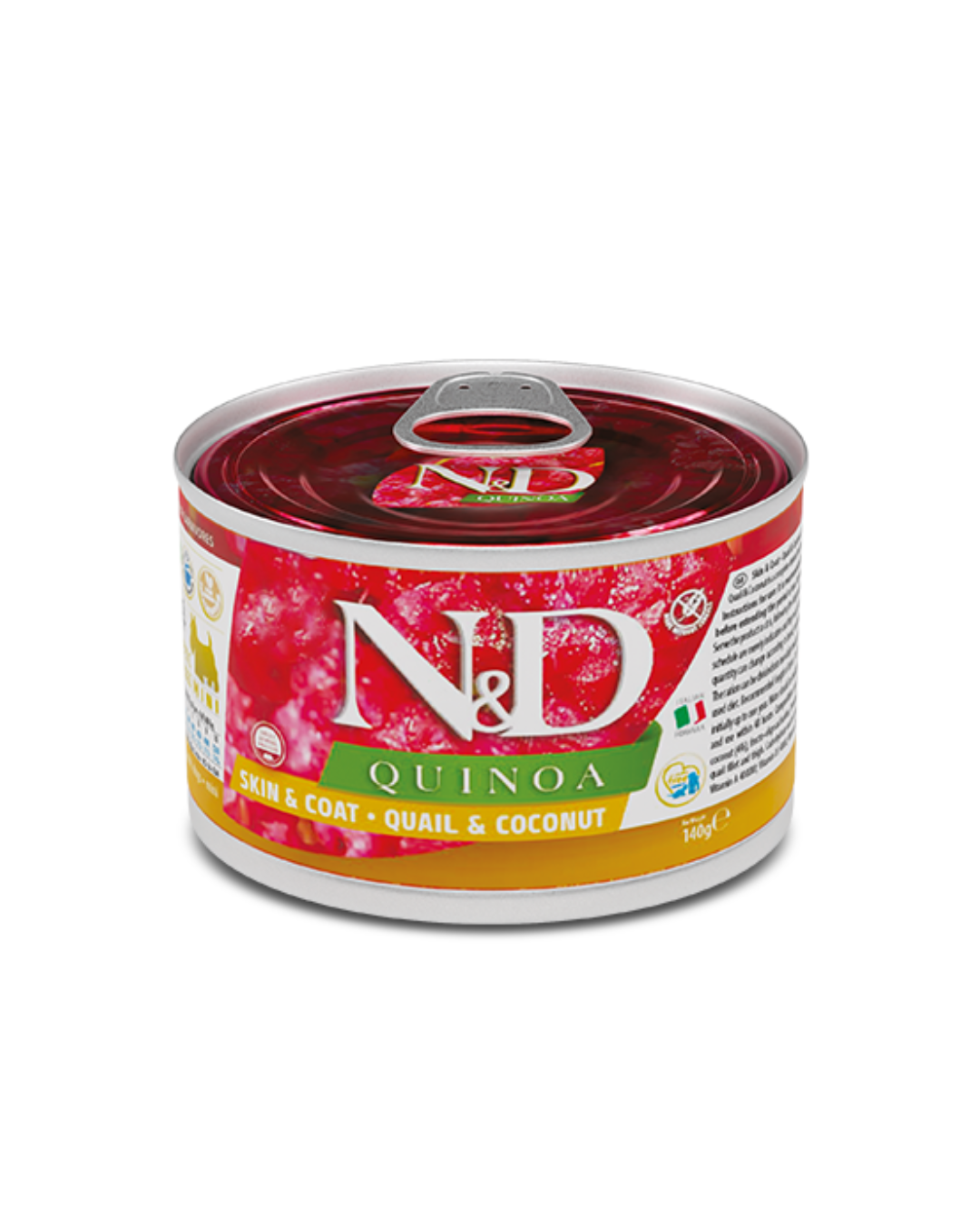Farmina - N&D - Wet Dog Quinoa - Skin & Coat - Quaglia 140gr