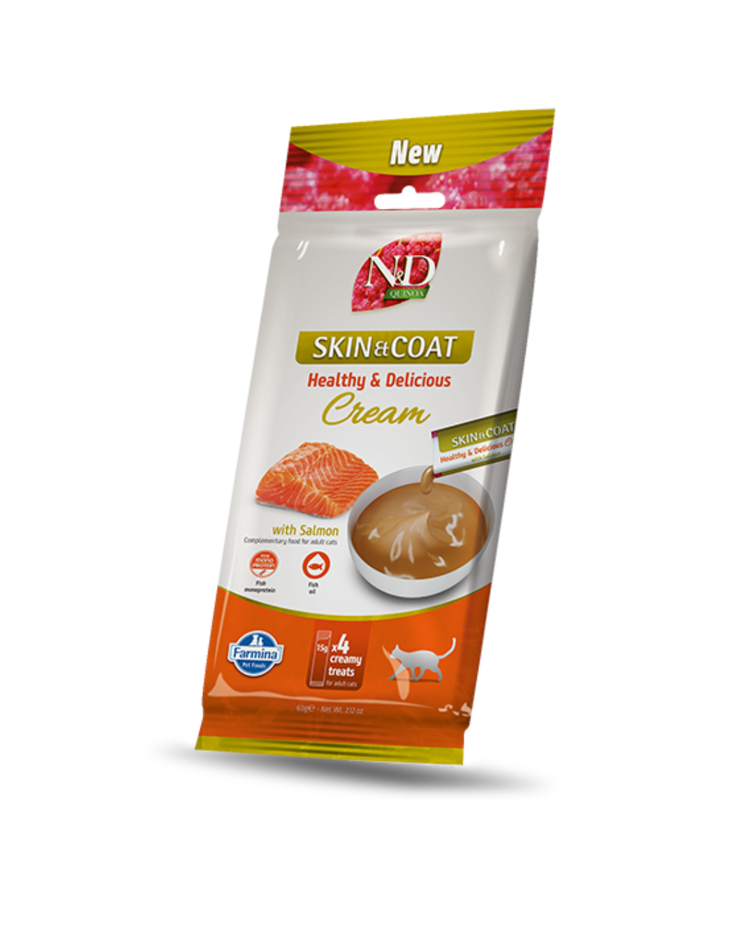 Farmina - N&D Quinoa Cat Skin&Coat Salmone  60gr