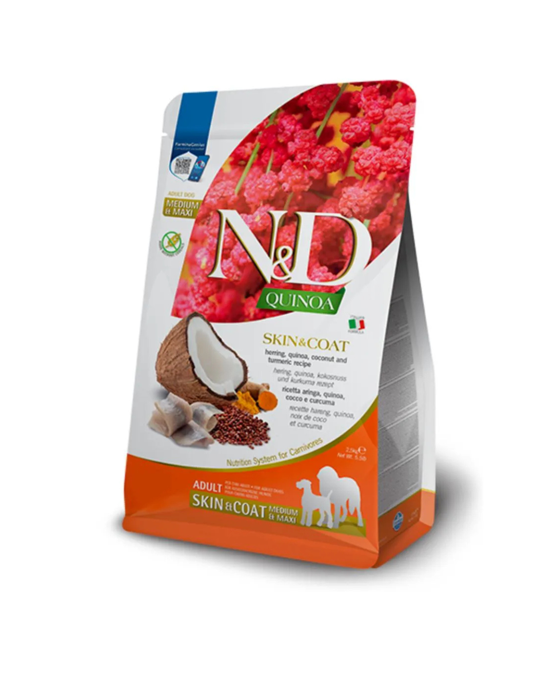 Farmina - N&D Quinoa Dog Adult Medium/Maxi - Aringa 7kg