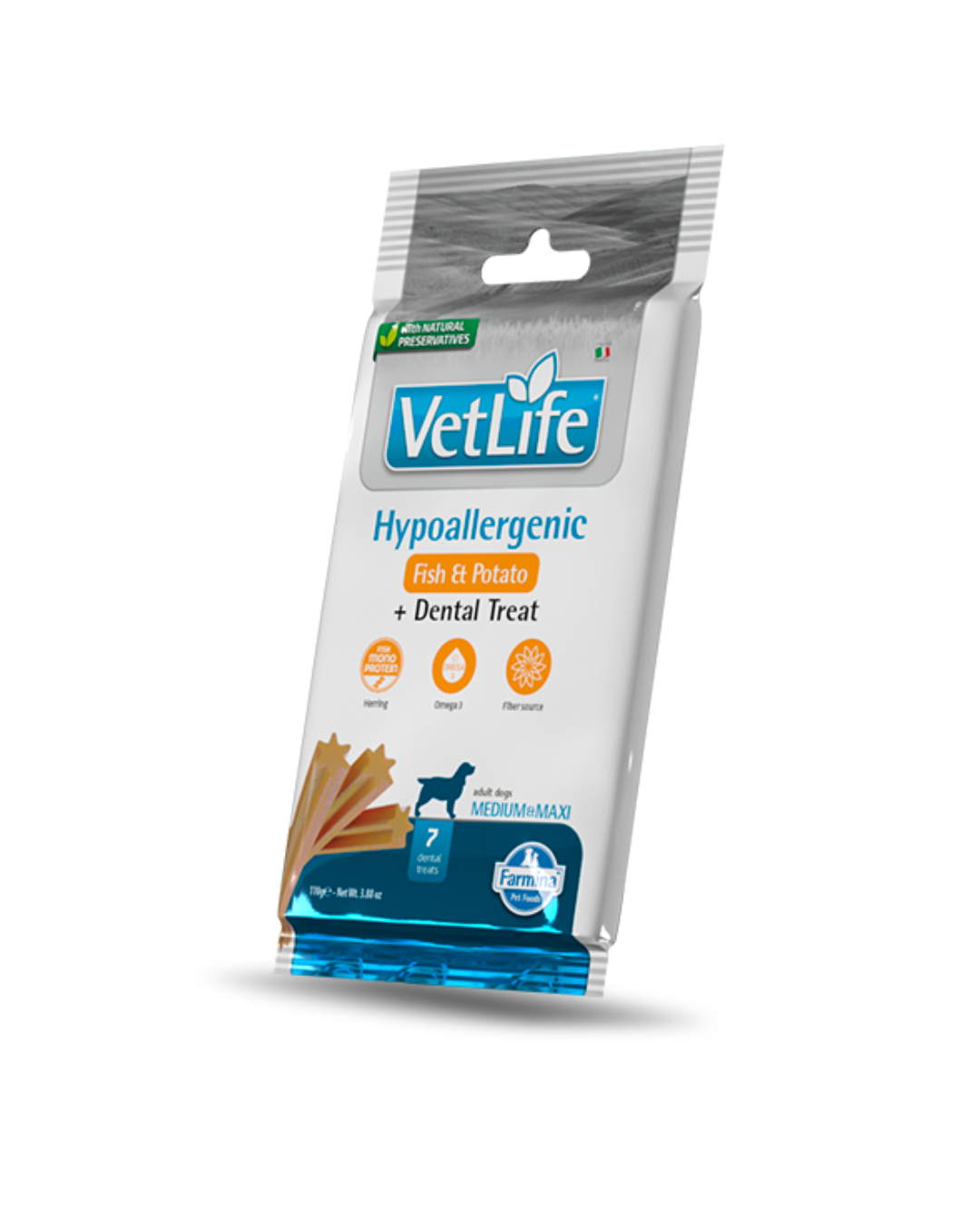 Farmina -  Vet Life Snack Dog Hypo Pesce Medium/Maxi 110gr