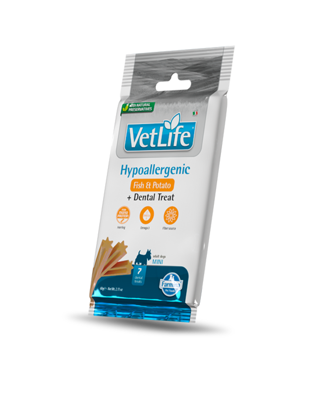 Farmina - Vet Life Snack Dog Hypo Pesce e Patate Mini 60gr