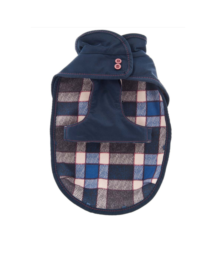 Ferribiella - Impermeabile Doodle Blu (Taglie Grandi)