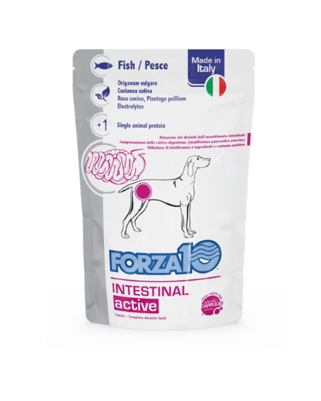 Forza 10 - Intestinal Active Umido Cane Gusto Pesce 100gr