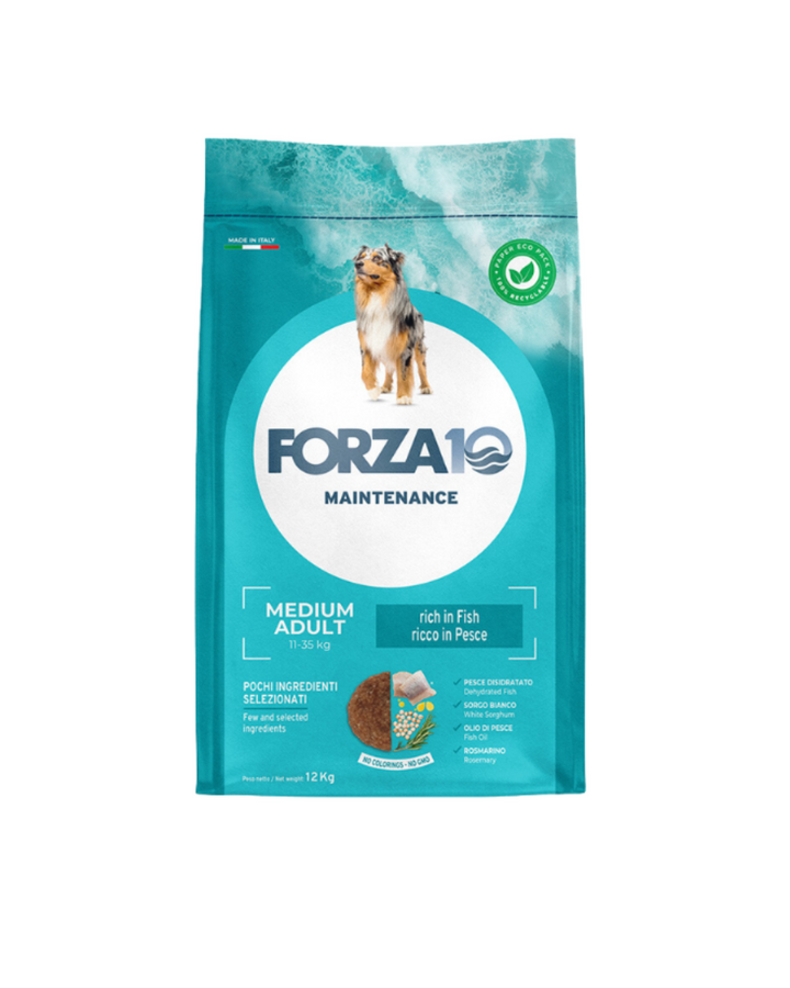 Forza 10 - Mantenimento Medium Adult - Pesce 12 kg