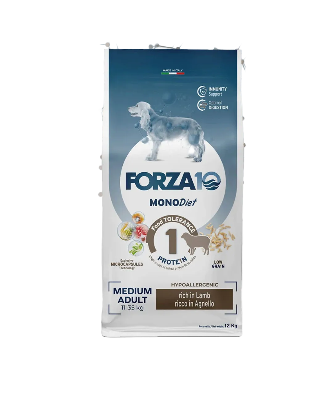 Forza 10 Diet - Hypoallergenic Adult Medium - Agnello 12 kg