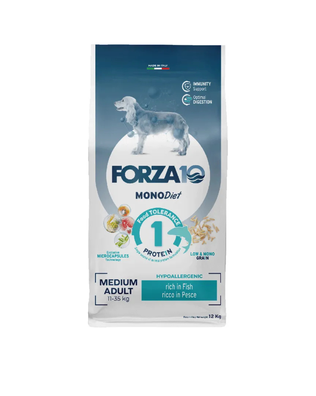 Forza 10 Diet - Hypoallergenic Pesce Medium Adult 12 kg