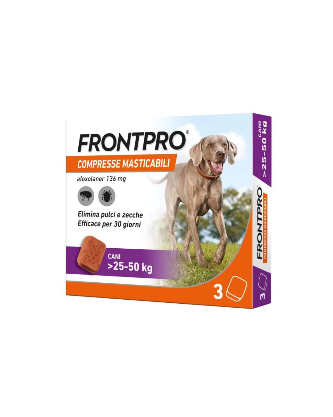 Frontpro - Compresse Masticabili per Cani da 25 a 50 kg