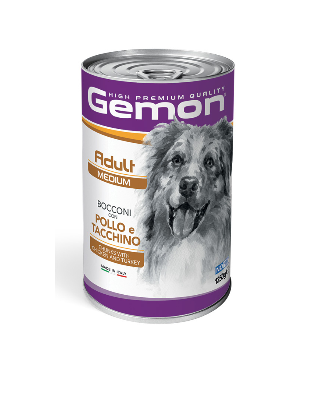 Gemon - Bocconi Dog Adult Medium - Pollo e Tacchino 1250gr