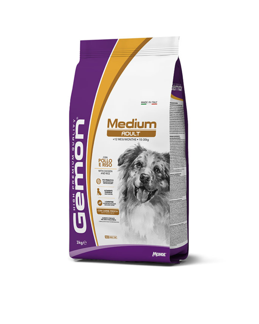 Gemon - Medium Adult Pollo - 15 kg