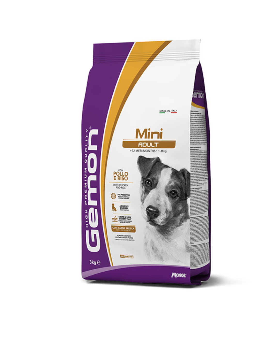 Gemon - Mini Adult Pollo e Riso - 3 kg