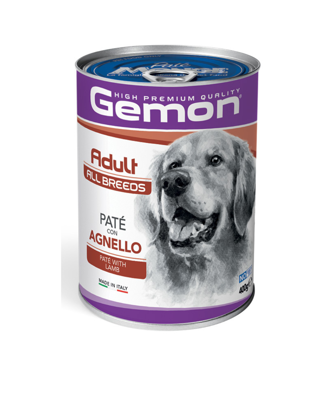 Gemon - Patè Dog Adult All Breeds - Agnello 400 gr