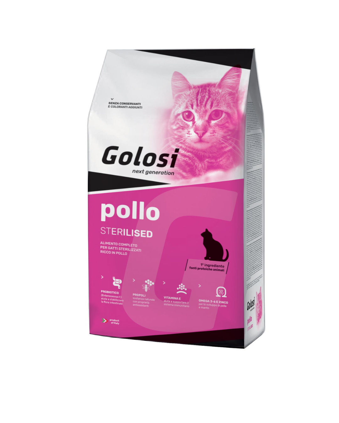 Golosi - Gatto Sterilizzato - Pollo 1,5 kg