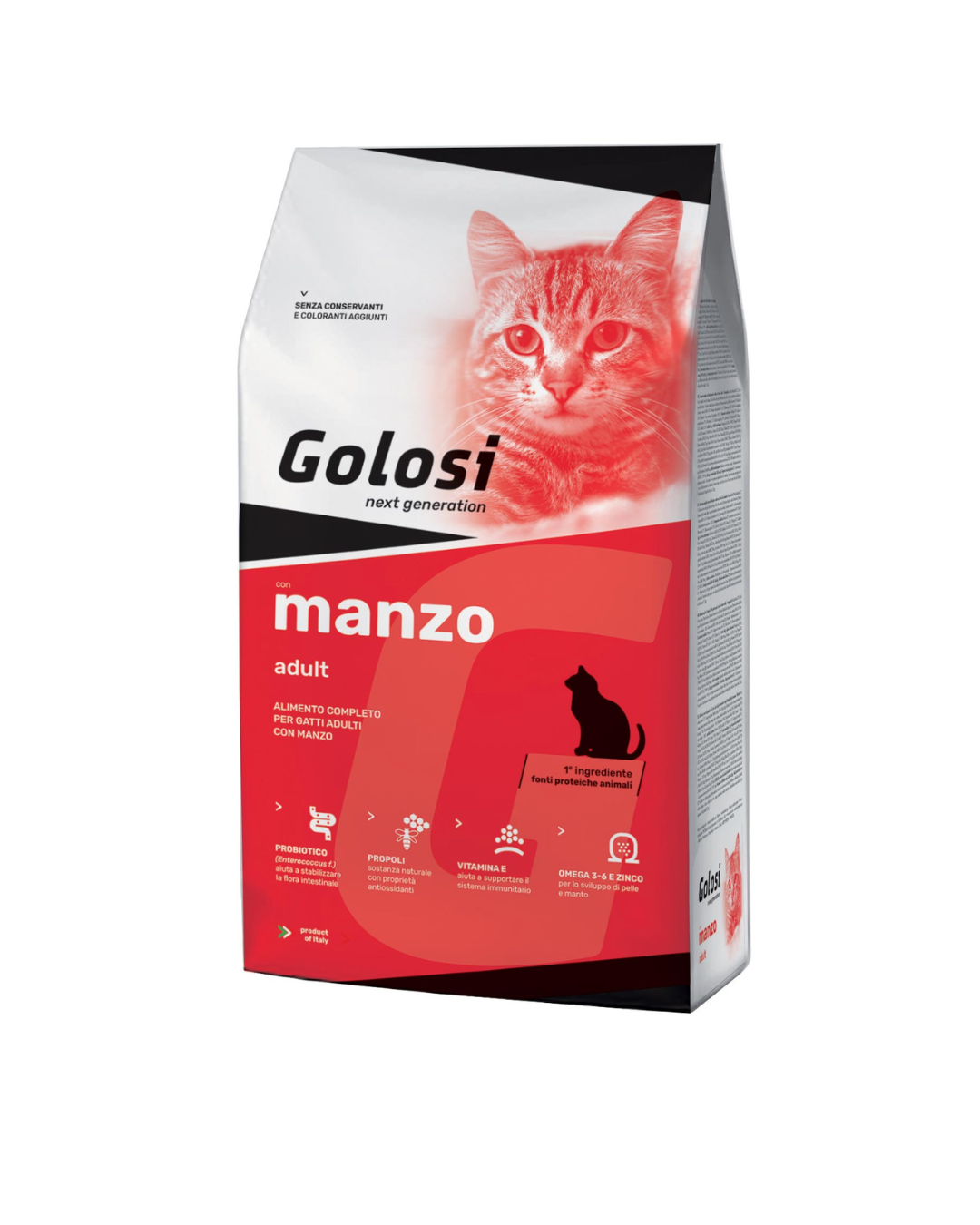 Golosi Cat Manzo e Riso 7,5kg