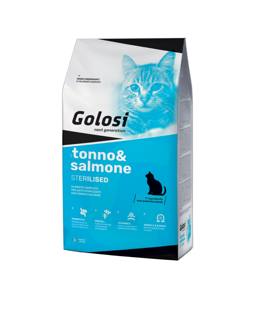 Golosi Cat Sterilized Tonno e Salmone 7,5kg