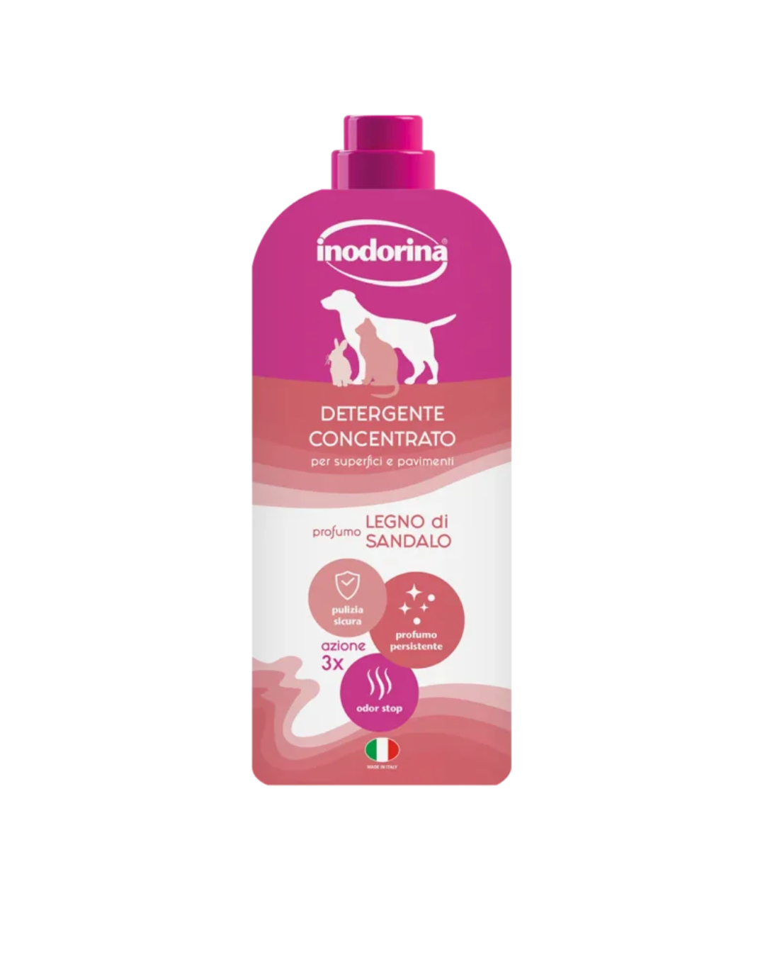 Inodorina - Magic Home Detergente Concentrato Specifico per Pavimenti - Sandalo 1L