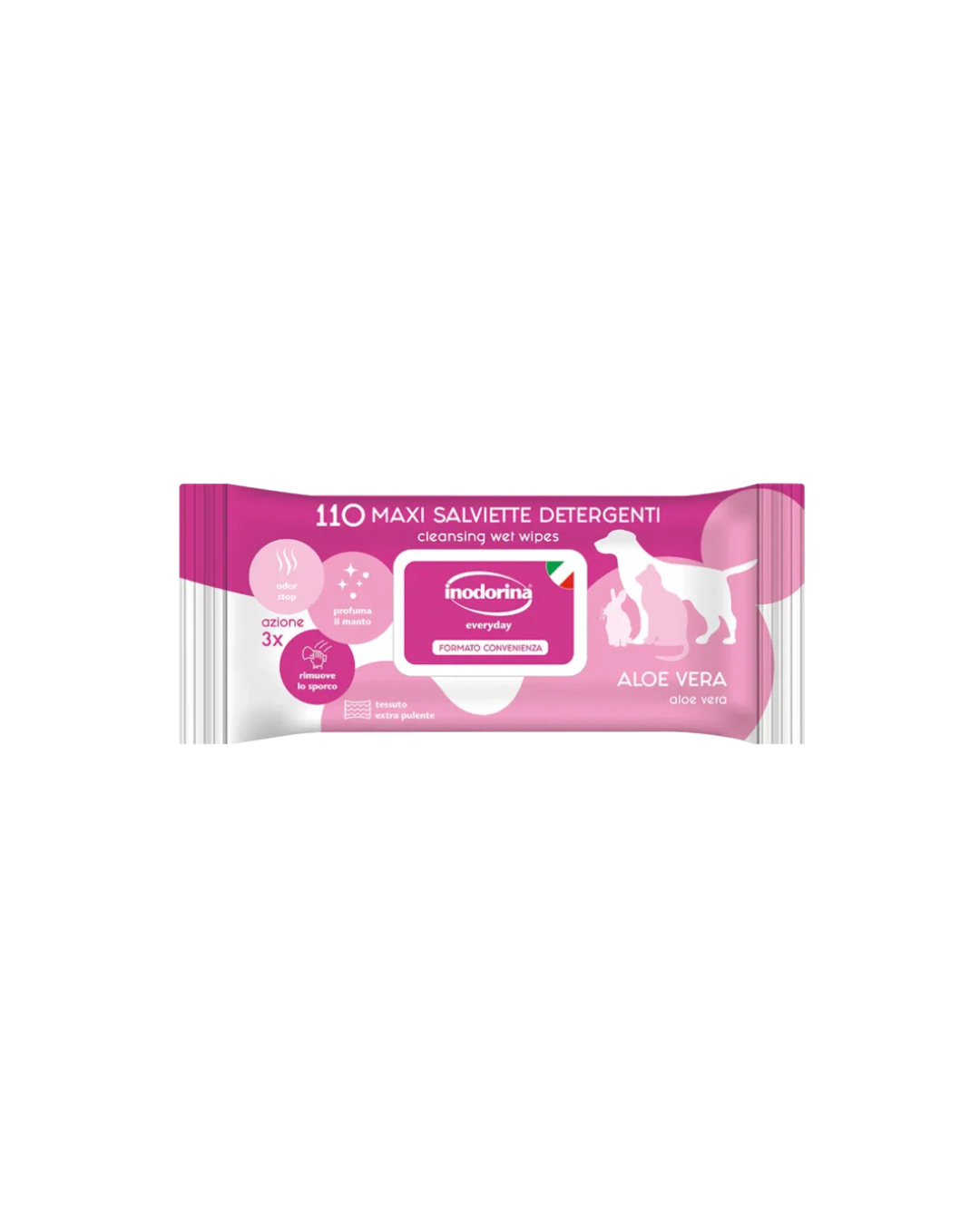 Inodorina - Salviette Everiday Aloe - 110 pz