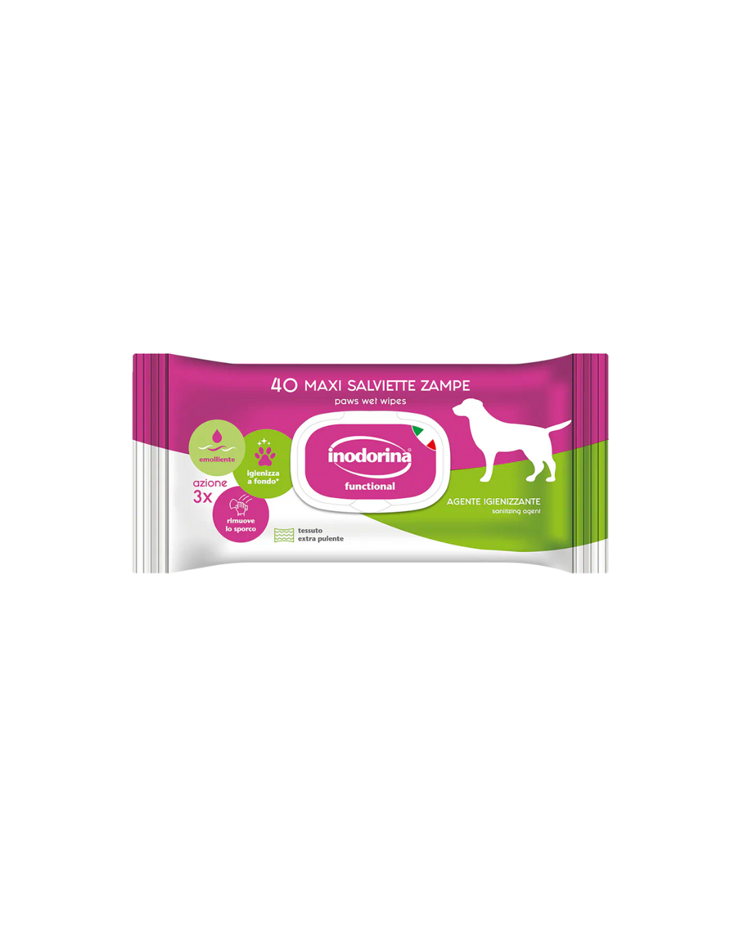 Inodorina - Salviette Maxi Zampe 40pz
