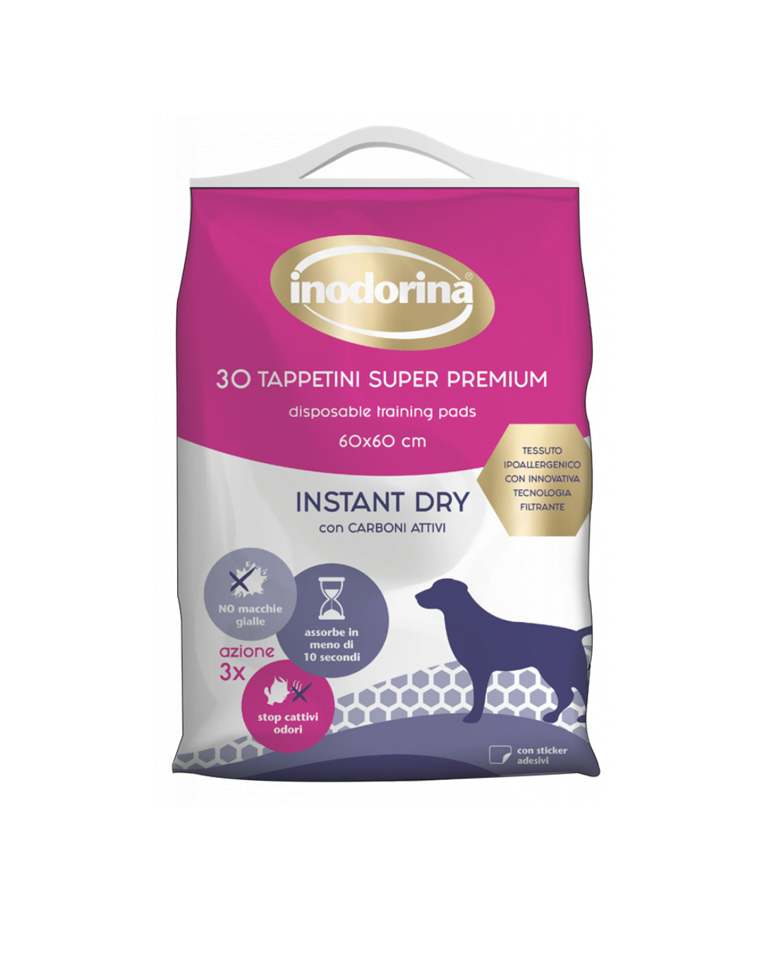 Inodorina - Traversine Tap Instant Dry 30 pezzi 60x60 cm