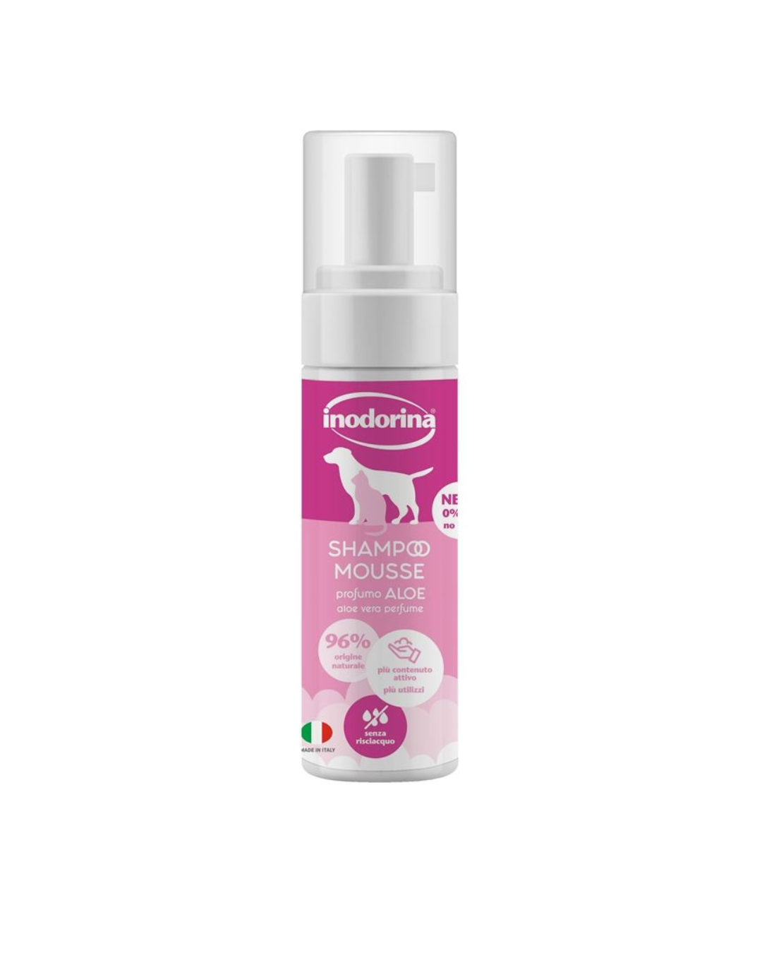 Inodorina Shampoo Mousse Aloe 250ml