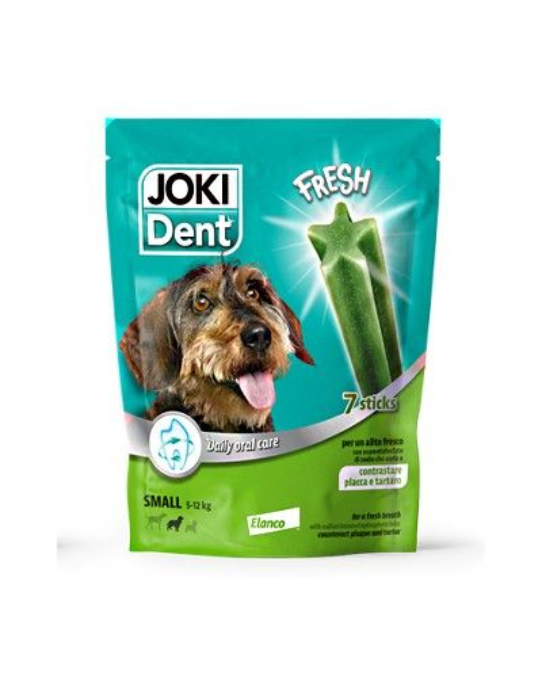 Joki Dent Fresh - Dental Stick Alla Menta - Per Taglia Small - Busta 7 Sticks