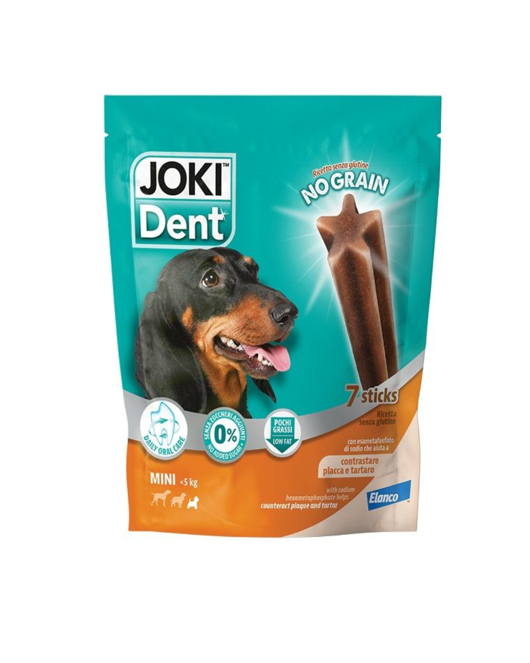 Joki Dent No Grain - Dental Stick No Grain  - Per Taglia Mini - Busta 7 Sticks