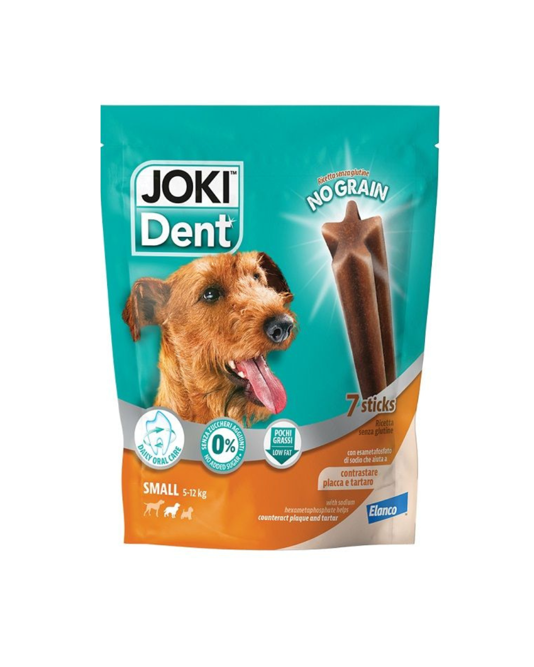 Joki Dent No Grain - Dental Stick No Grain - Per Taglia Small - Busta 7 Sticks