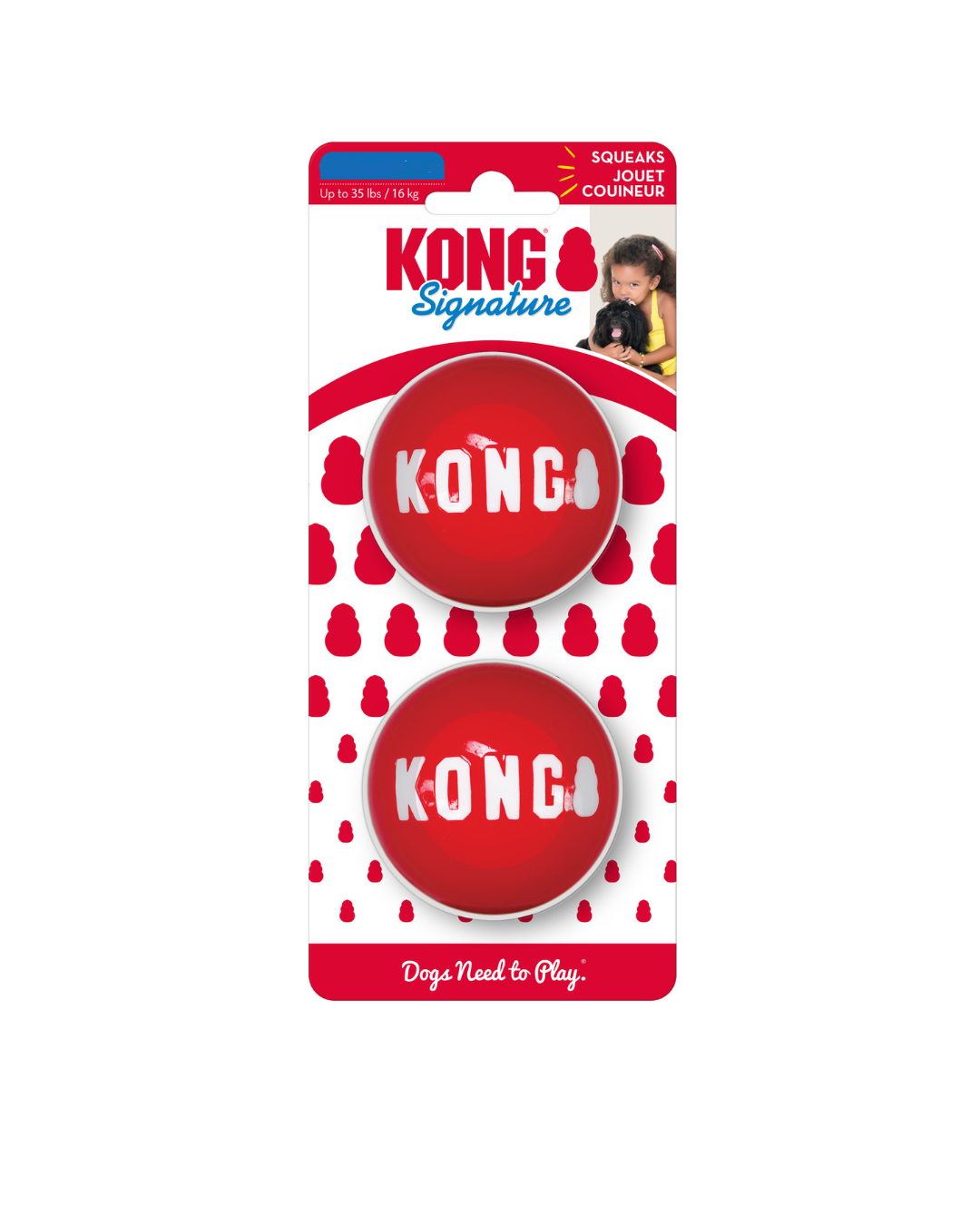 KONG - Signature Ball Large 2pz