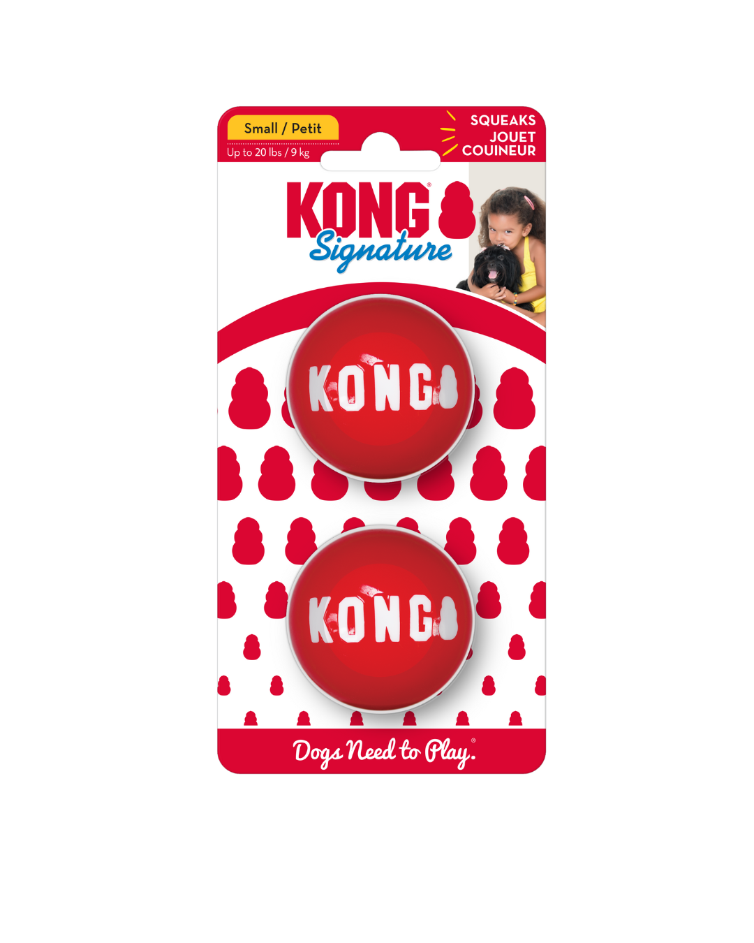 KONG - Signature Balls Sm 2pz