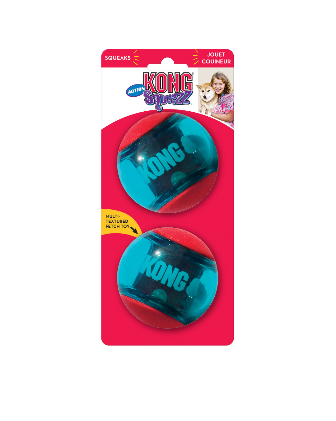 KONG - Squeezz Action Ball Red Large