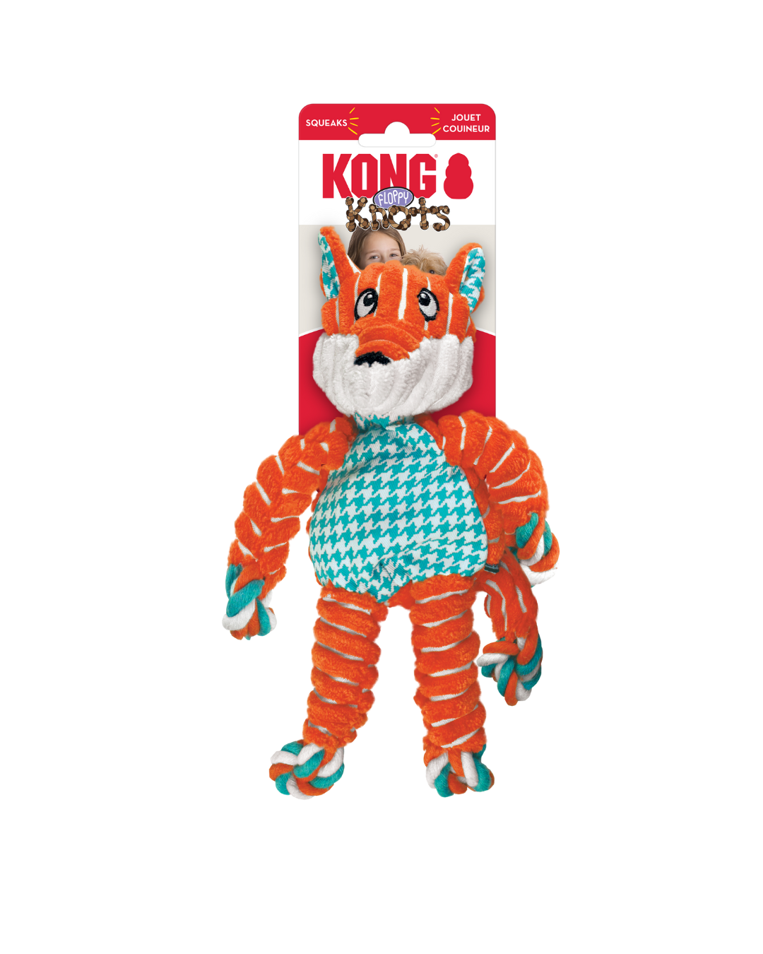 Kong - Floppy Knots Fox Small/Medium