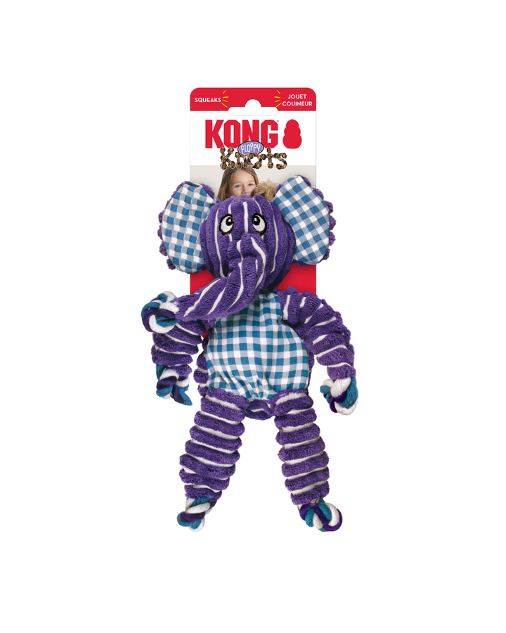 Kong - Floppy Knots Elephant  Medium/Large