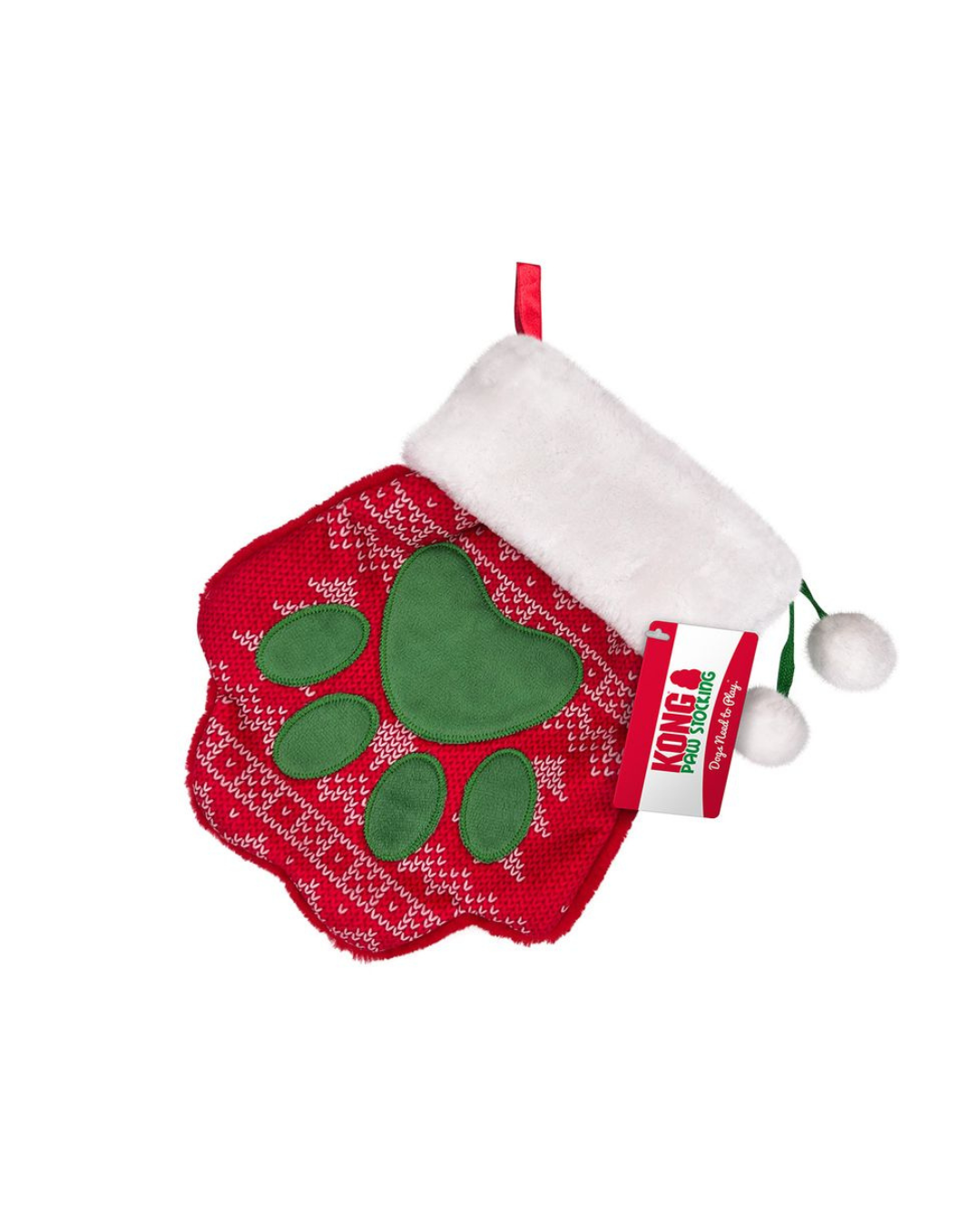 Kong - Holiday Stocking Paw Large