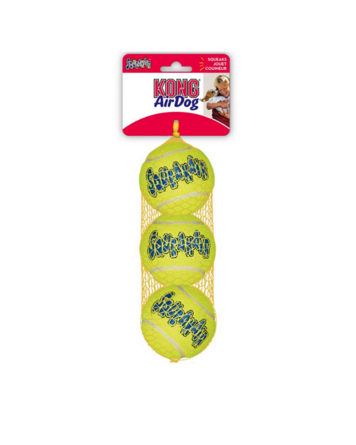 Kong - Medium Squeaker Tennis Balls 3pz