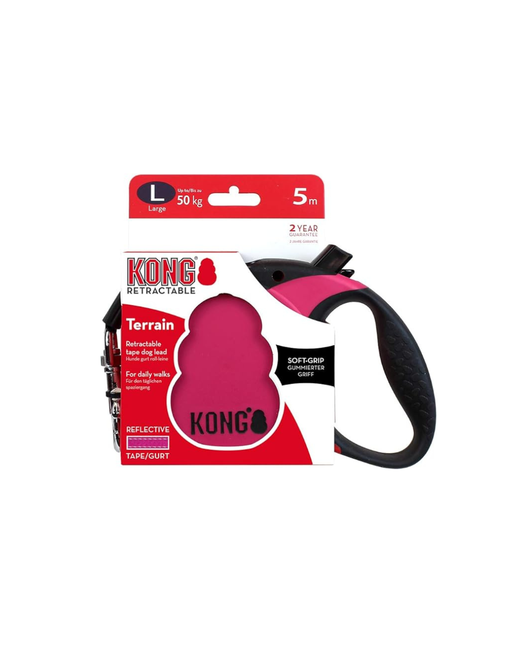 Kong - Retractable Terrain - L Fucsia