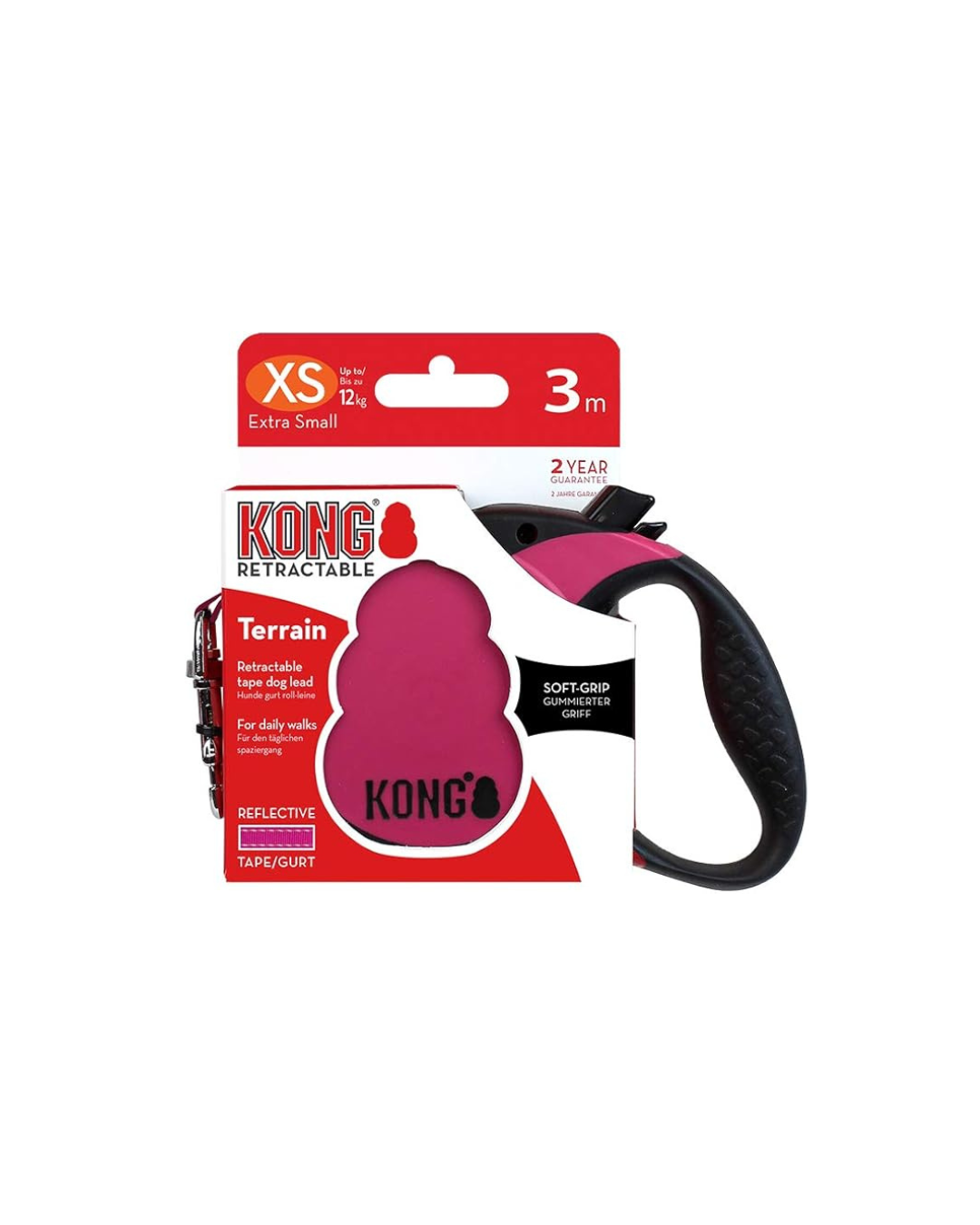 Kong - Retractable Terrain - XS Fucsia