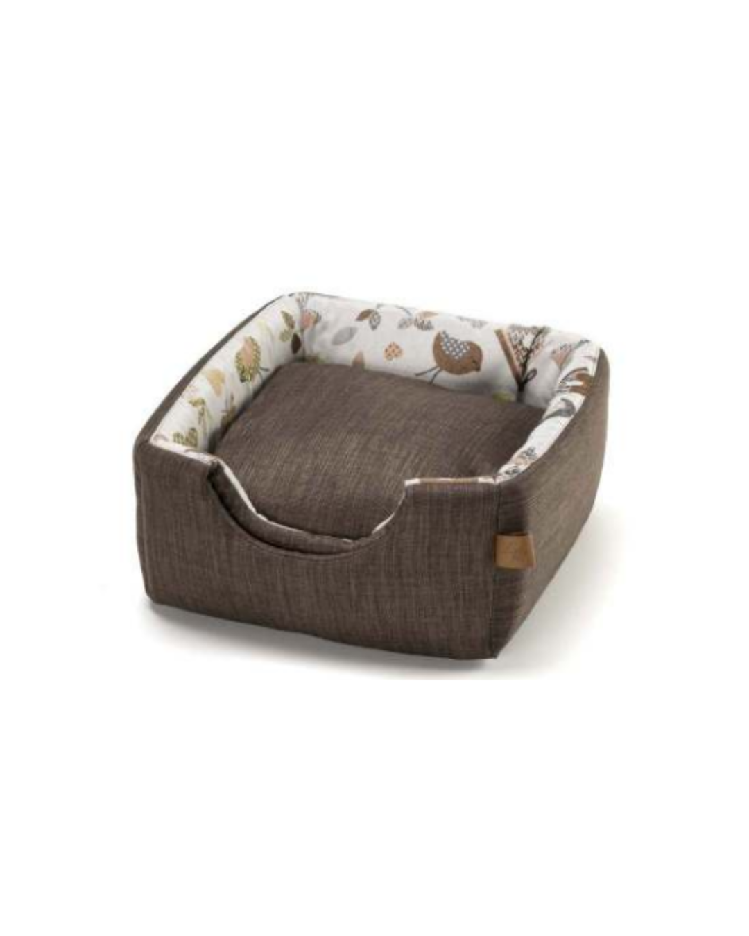 Leo Pet - Cottage Birdy - Cuccia 2 in 1 - con Cuscino Estraibile Double Face -  34x34x41h cm