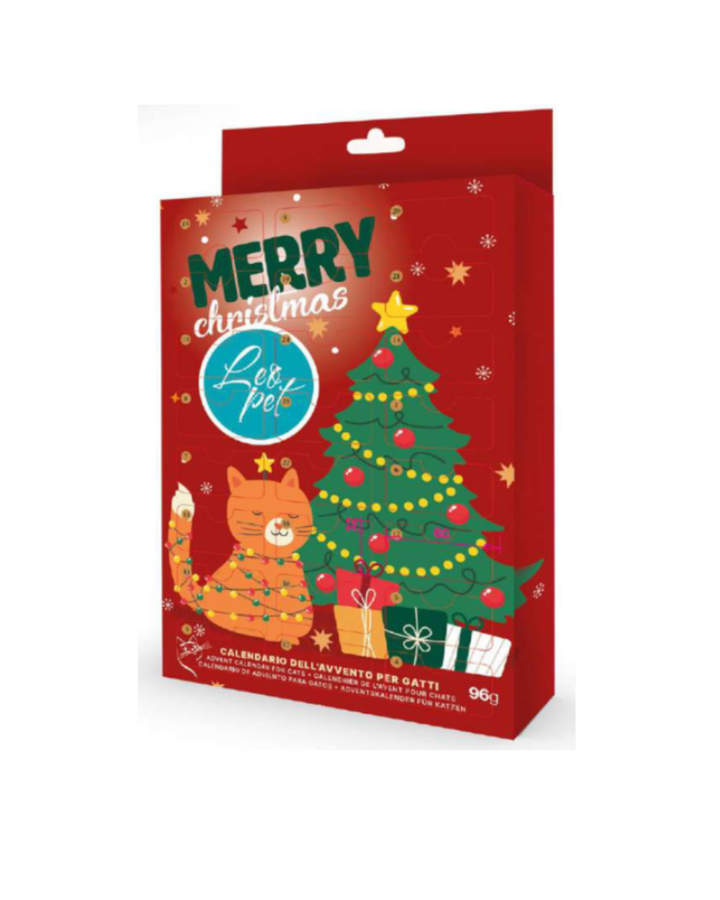 Leopet - Calendario dell'Avvento Cartoon Per Gatti 96gr