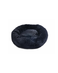Leopet - Ciambella Super Soft Nera 75x20H cm Cuscino Fisso