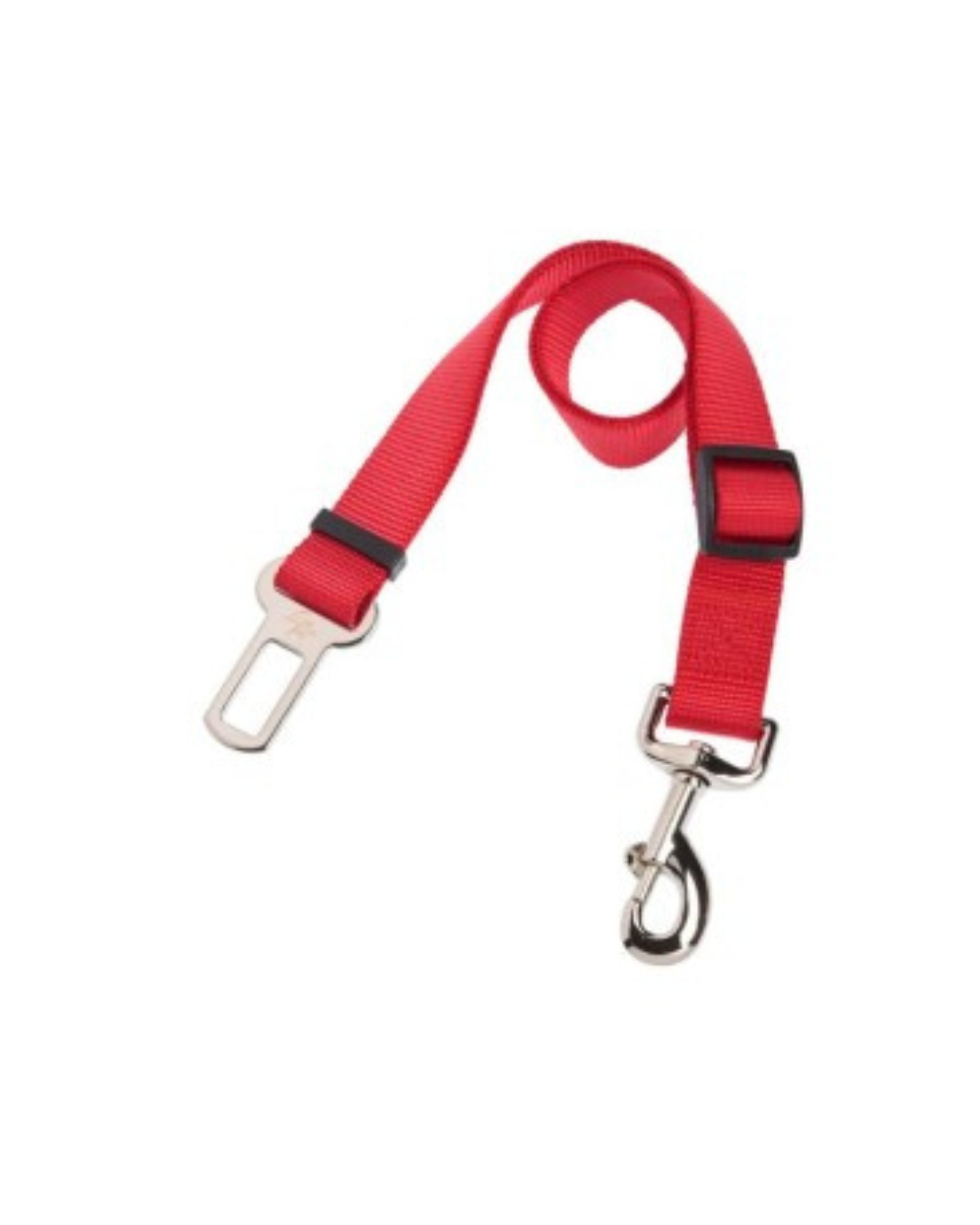 Leopet - Guinzaglio Universale per Auto - Rosso 38-60x2 cm