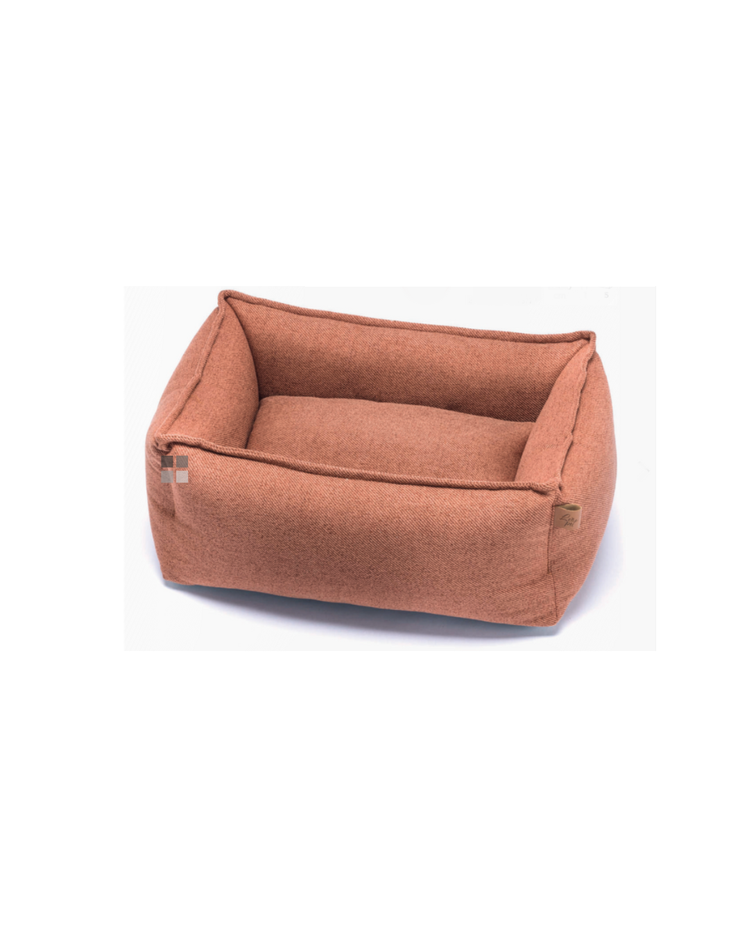 Leopet - Cuccia Elba Snow Terracotta 70x85cm Sfoderabile