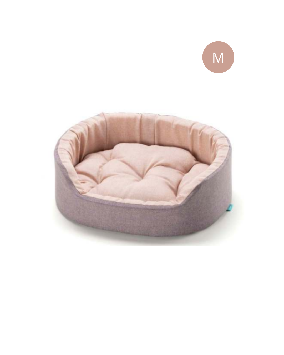 Leopet - Cuccia Lux Dalia - in Gomma Piuma - Misura M - 65x46x17h - Con Cuscino Estraibile - Rufee