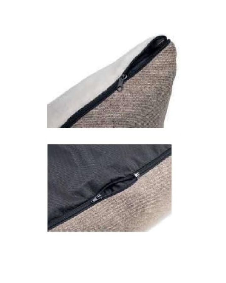 Leopet - Cuccia Rodi Snow &amp; Fur Beige 45x60cm Sfoderabile