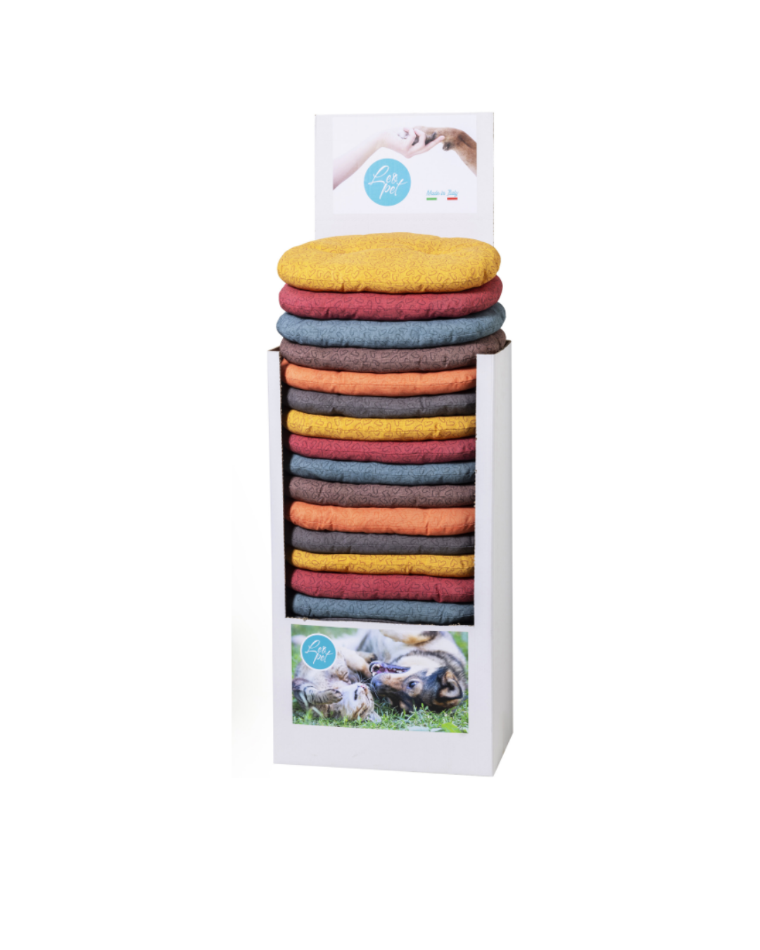 Leopet - Cuscino Nettuno Cuori 80x55cm