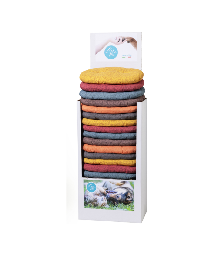 Leopet - Cuscino Nettuno Cuori 80x55cm