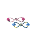 Leopet - Palle da Tennis con Nodo Centrale in Cotone 38 cm (Colori Vari)