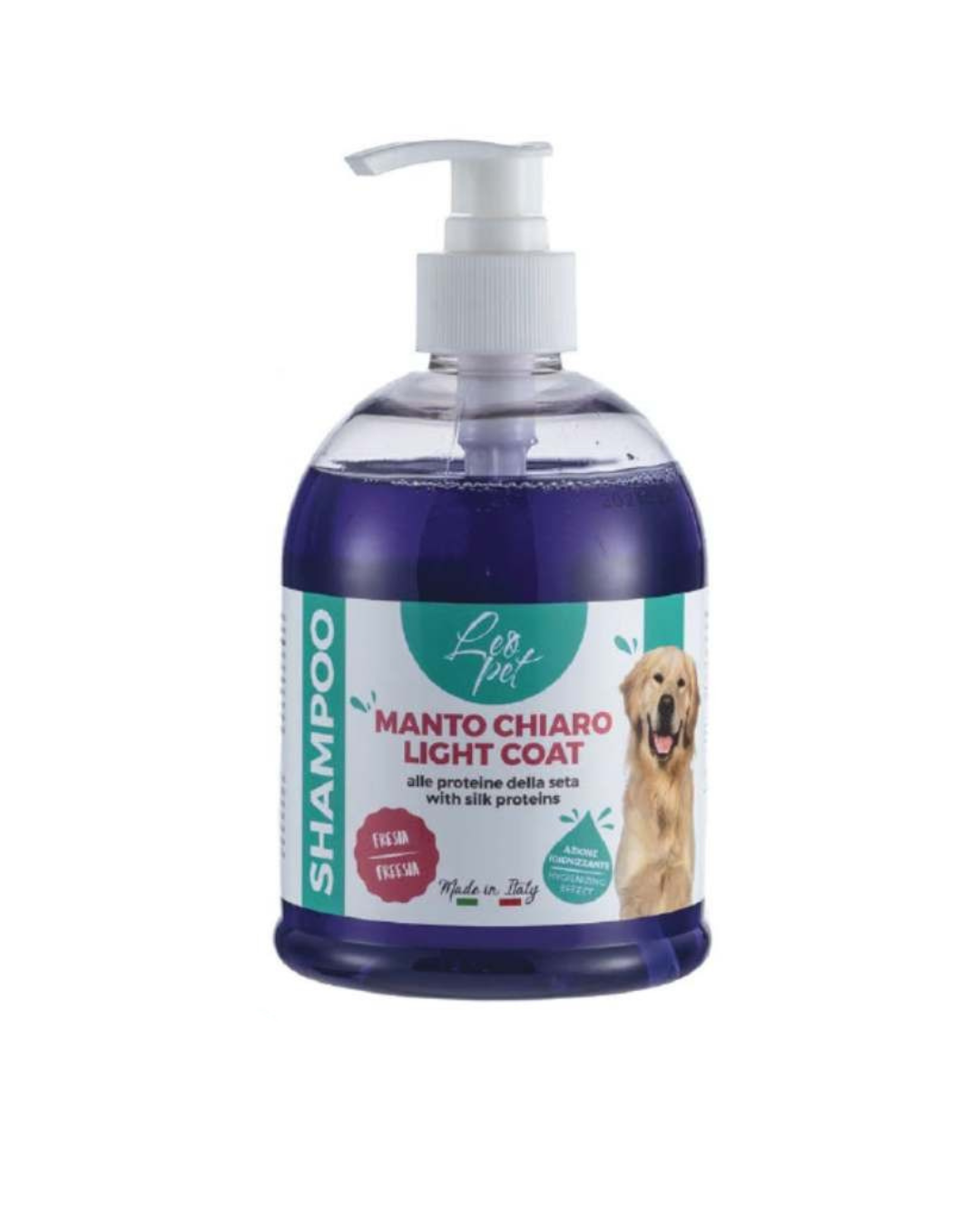 Leopet - Shampoo Manto Chiaro alla Fresia 500 ml