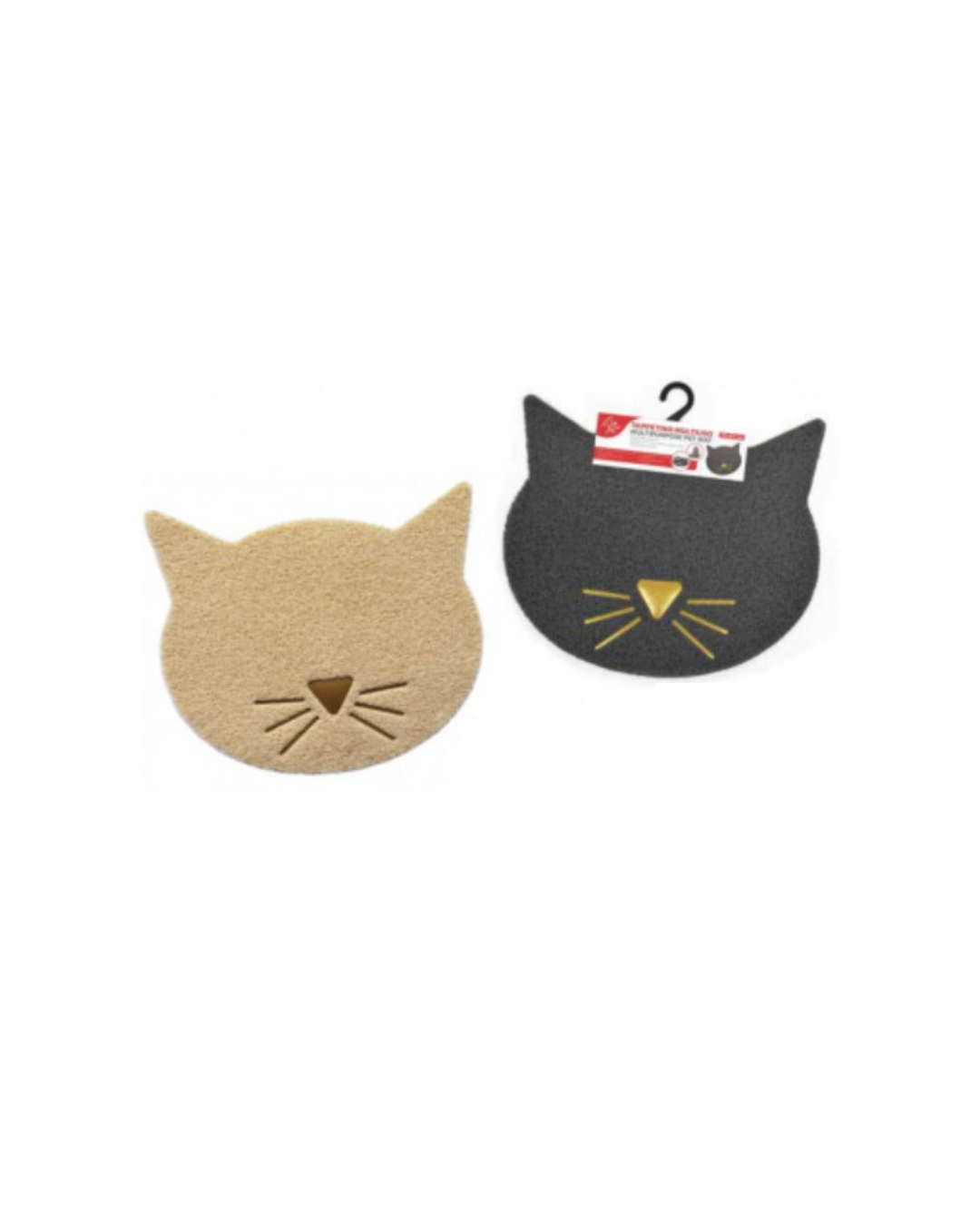 Leopet - Tappetino Multiuso Forma Gatto 37x43 cm - Rufee